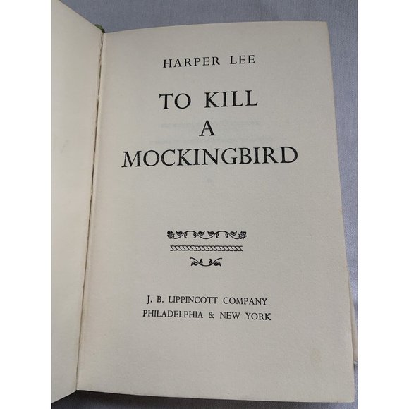 Harper Lee To Kill a Mockingbird First Edition 9th Printing 1960 marked ‘W’   DJ - Picture 5 of 14
